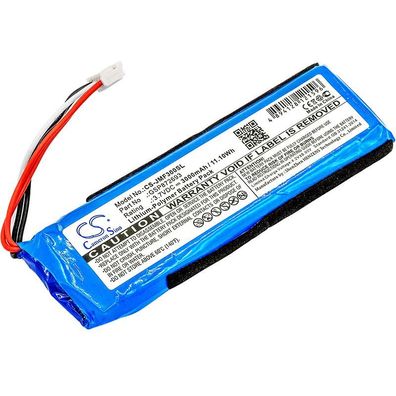 Ersatzakku - CS-JMF300SL - JBL Flip 3 / GSP872693 - 3,7 Volt 3000mAh Li-Polymer