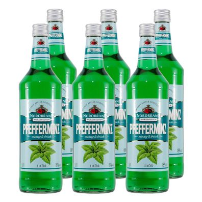 Nordbrand Pfefferminz Likör (6 x 1,0L)