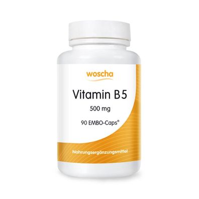 Vitamin B5, 90 Kapseln - Woscha by Podo Medi