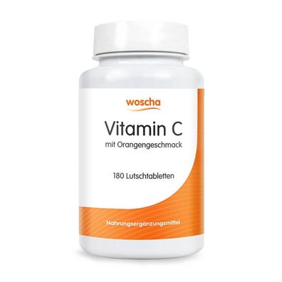 Vitamin C, 180 Lutschtabletten - Woscha by Podomedi