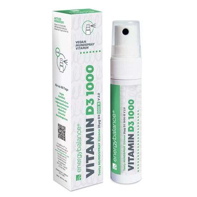 Vitamin D3 1000 Spray Tasty 25 ml - EnergyBalance