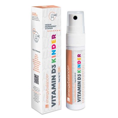 Vitamin D3 Kinder Spray Tasty Zitrone 3µg, 25 ml - EnergyBalance