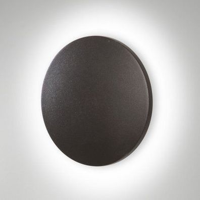 Fabas Luce 6544-21-294 LED Wandleuchte Zon 18cm dunkelgrau 3000K IP65