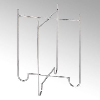 Lambert Malmö Tischgestell Edelstahl nickel klappbar für Tablett von D40cm; H48cm