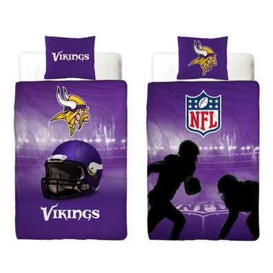 NFL American Football Bettwäsche Minnesota Vikings Linon / Renforcé