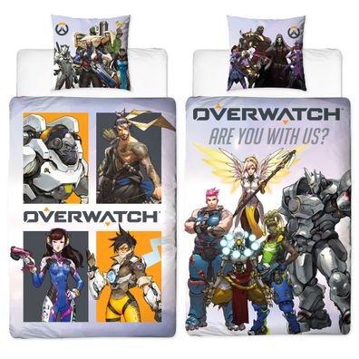 Overwatch Heroes Bettwäsche Linon / Renforcé