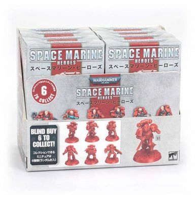 Warhammer 40.000 Space Marine Heroes Blood Angels Collection 2 Display (8)