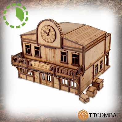 WWS107 TTCombat - Wild West - Pitchstone BANK - (Terrain, Gelände)