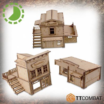 WWS110 TTCombat - Wild West - Pitchstone Municipal - (Terrain, Gelände)