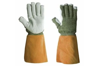 1 Paar KCL Hitzeschutzhandschuh Karbo TECT 954-9 Para-Aramid Karbon Leder