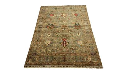 Teppich Orient Ziegler Ariana Khorjin 150x200 cm 100% Wolle Handgeknüpft Rug