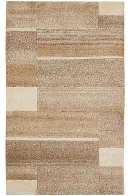 Teppich Nepal Living Star Handgeknüpft 70x140 cm 100% Wolle Rug beige natural