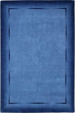 Teppich Original Nepal Handgeknüpft fein 100% Wolle 170x240 cm Rug blau