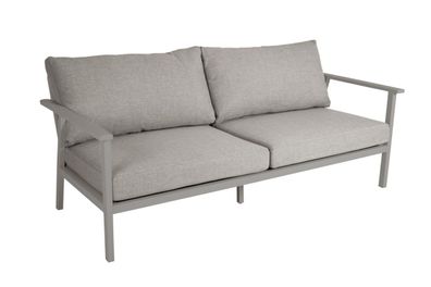 Gartenbank Samvaro 2-Sitzer, Beige 193x91x86 cm