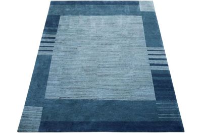 Teppich Nepal Handgeknüpft 100% Wolle 250x250 cm Rug Carpet Quadratisch grau