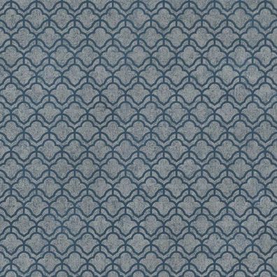 Noordwand Tapete Marrakesh Tiles Blau