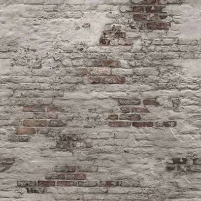 DUTCH Wallcoverings Fototapete Old Brick Wall Grau