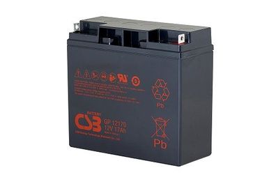 CSB - GP12170 - 12 Volt 17Ah Pb - M5 Flachpol - M5 B/N - VdS