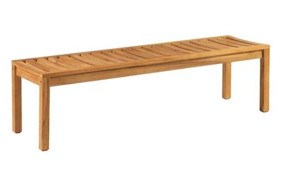 Gartenbank Comfort ohne Réckenlehne, 150 cm 150x45x44 cm