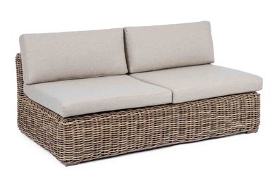 2 Sitzer Gartensofa Coraline mit Kissen 163x98x79 cm