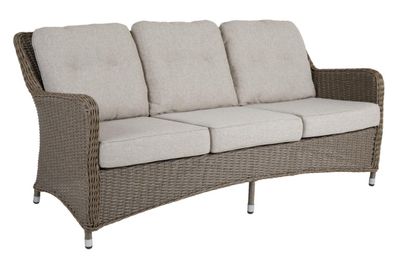 Gartensofa Hornbrook mit Kissen 184x82x82 cm