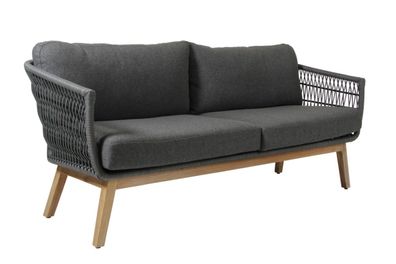 Gartensofa Kenton mit Kissen 194x80x81 cm