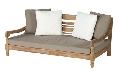 Gartensofa Kawang aus Teakholz 182x80x98 cm