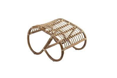 Gartenhocker Vallda aus Rattan 46x58x36 cm