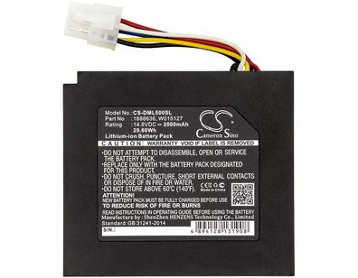 Ersatzakku - CS-DML500SL - DYMO 1888636 / W015127 - 14,8 Volt 2000mAh Li-Ion