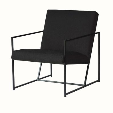 Sessel Style Schwarz 62x78x75 cm