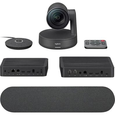 Logitech Rally Ultra-HD ConferenceCam System mit 5-fach optischen Zoom und automat