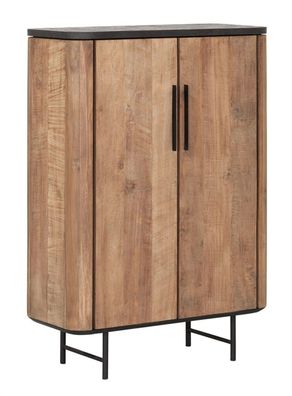 Highboard Soho aus recyceltem Teakholz, 90 cm 90x40x130 cm