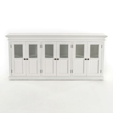 Sideboard Halifax mit 6 Glastéren, 200 cm 200x50x90 cm