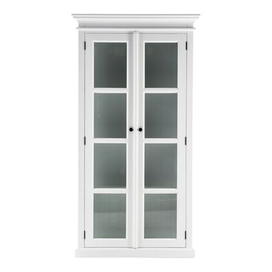 Vitrine Halifax mit 2 Glastéren, 100 cm 100x40x190 cm