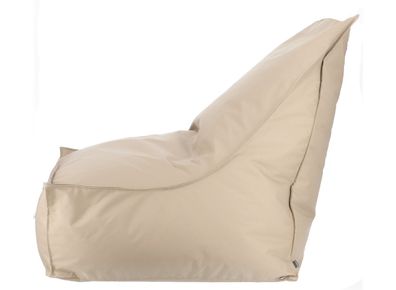 Sitzsack Gordon / Pouf Gwen, Taupe 70x80x80 cm