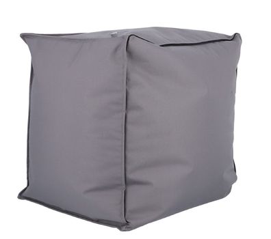 Sitzsack Gordon / Pouf Gwen, Anthrazit 55x55x45 cm