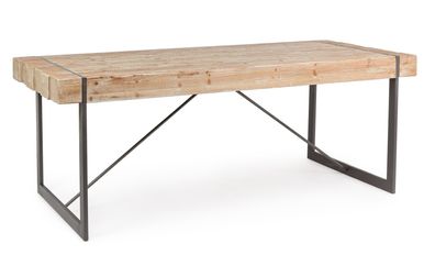 Esstisch Garrett aus Tannenholz, 200 cm 200x90x77 cm