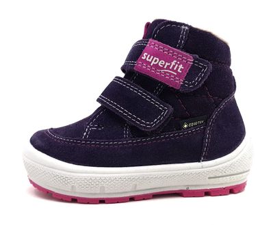 Superfit Stiefelette Leder Groovy 1-009314-8500 Violett 8500 Lila/ Pink