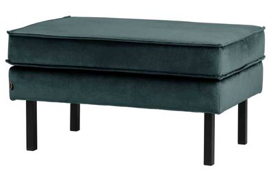 Hocker Rodeo Samt, Teal 84x54x45 cm