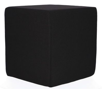 Pouf Sitting, Schwarz 40x40x42 cm