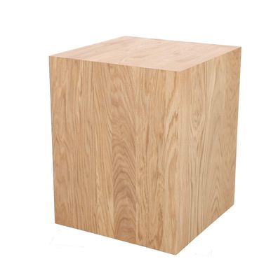 Hocker Roll-It aus Eichenholz, 40 cm 40x40x50 cm