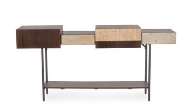 Konsole Kibik aus Mangoholz, 165 cm 165x35x78 cm