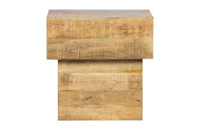 Beistelltisch Balk aus Mangoholz 50x35 cm, Natur 50x35x50 cm