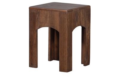 Beistelltisch Vlas aus Mangoholz 30x30 cm, Braun 30x30x41 cm