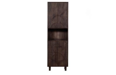 Schrank Draw aus Mangoholz, Braun 60x40x200 cm