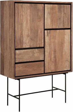 Schrank Metropole, Low 100x40x150 cm