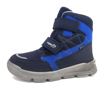 Superfit Stiefelette Synth. Mars 1-009086-8000 Blau 8000- Blau/Hellgrau