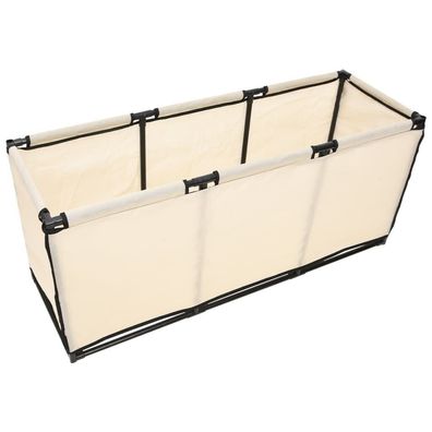 Aufbewahrungsbox Creme 105x34,5x45 cm Stoff