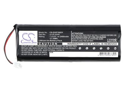 Ersatzakku - CS-DVE700DY - SONY D-VE7000S / 4/UR18490 - 7,4 Volt 2400mAh Li-ion