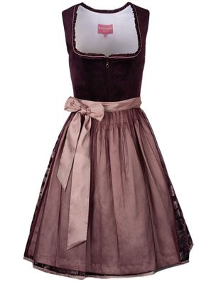 Dirndl Joelina 60cm Länge bordeaux